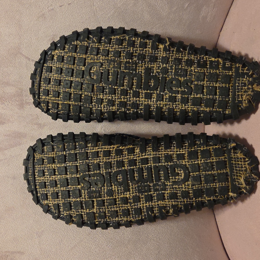 Grumbies Blue Flip Flops - Picture 2 of 2
